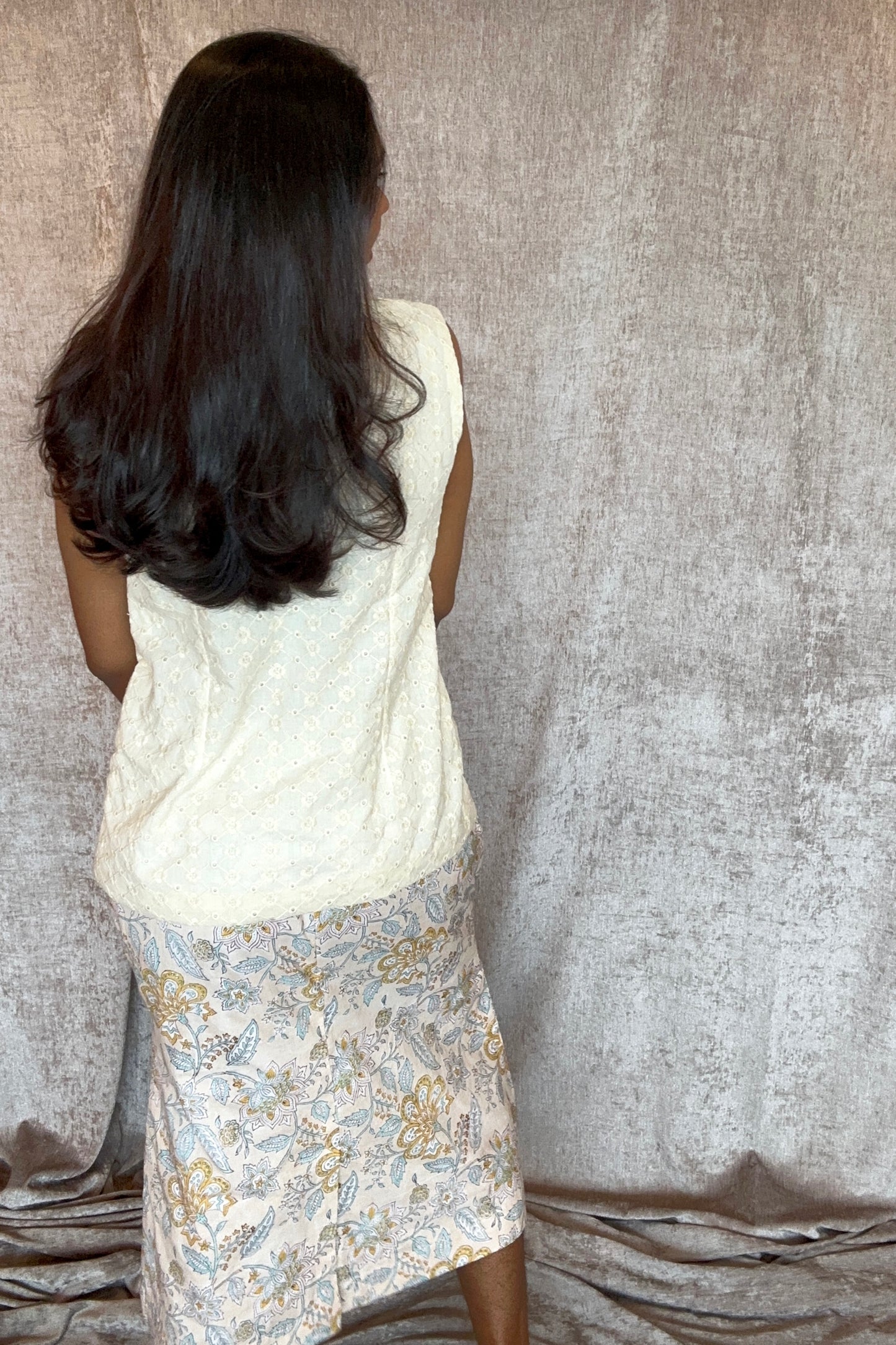 English Spring Midi Skirt